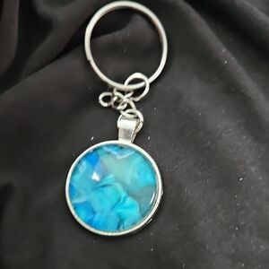 Blue Marble Key Holder